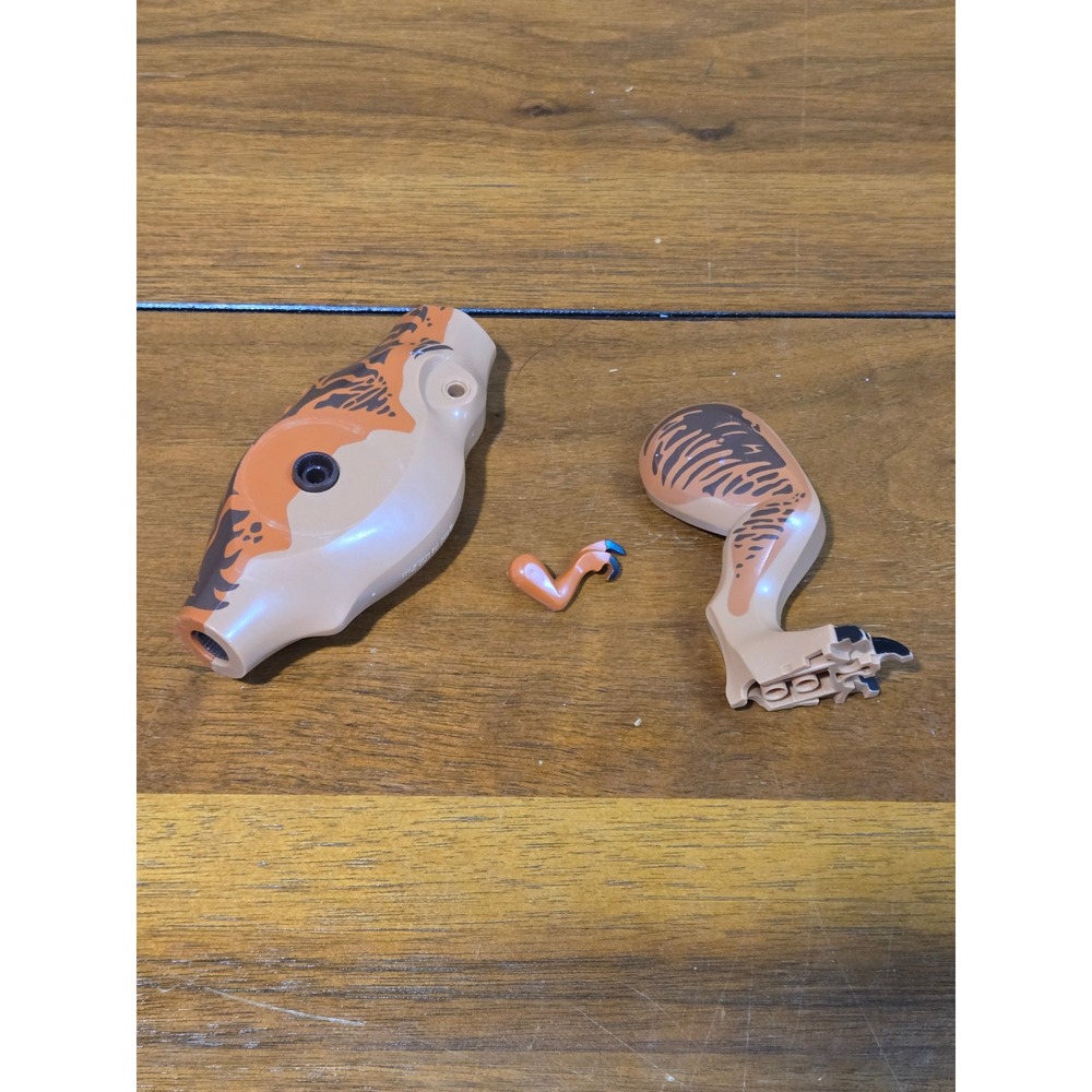 LEGO Jurassic World T-Rex‎ Dinosaur Body Parts Torso Leg Arm Dark Orange 34738